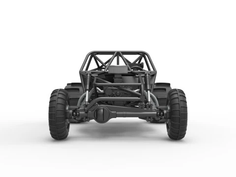 Sand dragster 4x4 Base Scale 1 to 25 3D Print Model