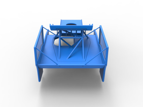 Shell of Outlaw Figure 8 Modified stock car Version 2 Scale 1 to 25 3D 프린트 모델