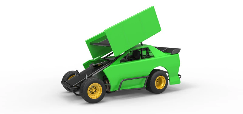 New Zealand Modified Stock car Version 2 Scale 1 to 25 3D Print Model .c4d .max .obj .3ds .fbx .stl .blend 