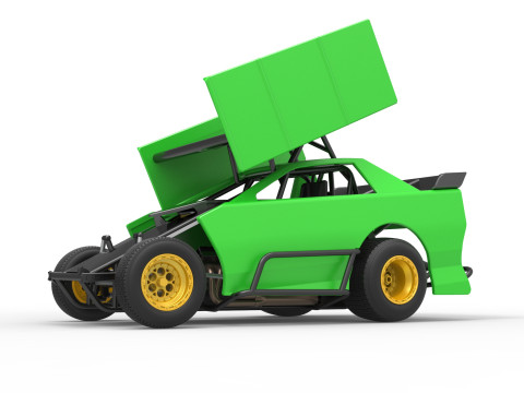 New Zealand Modified Stock car Version 2 Scale 1 to 25 3D 打印模型