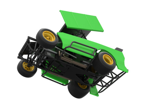 New Zealand Modified Stock car Version 2 Scale 1 to 25 3D 打印模型