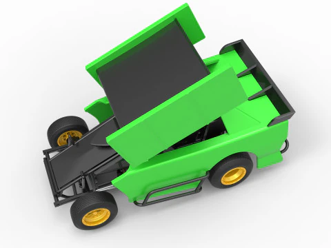 New Zealand Modified Stock car Version 2 Scale 1 to 25 3D Print Model