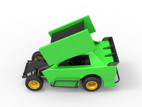 New Zealand Modified Stock car Version 2 Scale 1 to 25 3D 打印模型