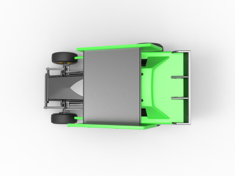 New Zealand Modified Stock car Version 2 Scale 1 to 25 3D 打印模型