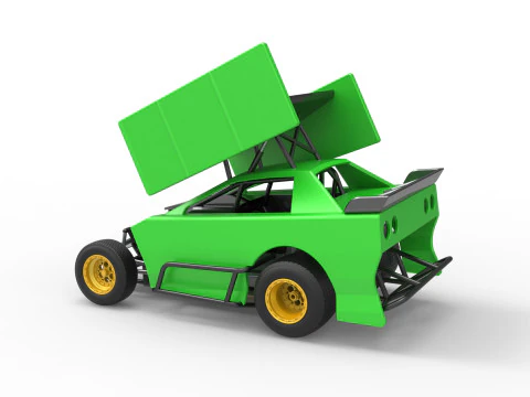 New Zealand Modified Stock car Version 2 Scale 1 to 25 3D Print Model