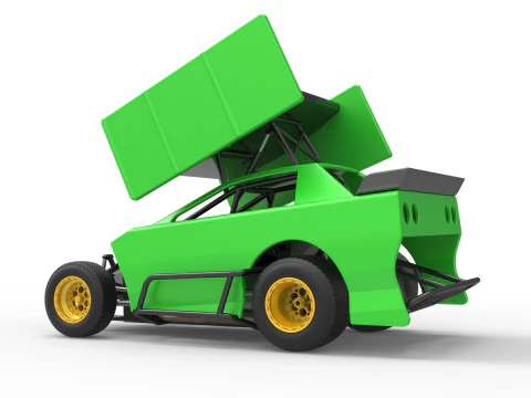 New Zealand Modified Stock car Version 2 Scale 1 to 25 3D Print Model