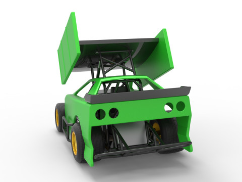 New Zealand Modified Stock car Version 2 Scale 1 to 25 3D 打印模型