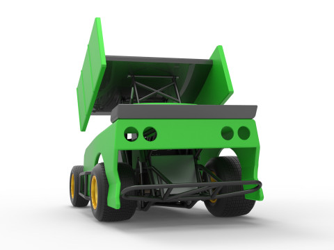 New Zealand Modified Stock car Version 2 Scale 1 to 25 3D 打印模型