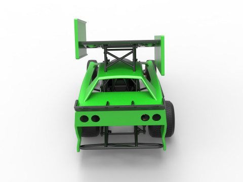 New Zealand Modified Stock car Version 2 Scale 1 to 25 3D 打印模型