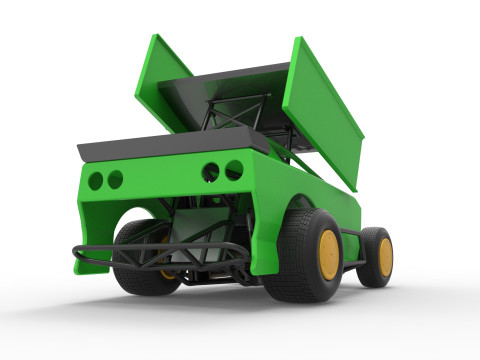 New Zealand Modified Stock car Version 2 Scale 1 to 25 3D 打印模型