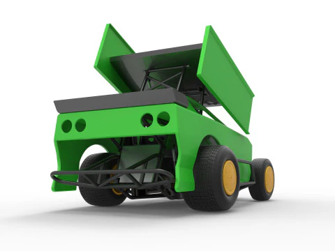 New Zealand Modified Stock car Version 2 Scale 1 to 25 3D Print Model