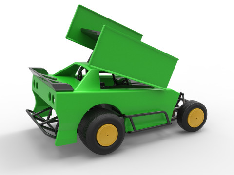 New Zealand Modified Stock car Version 2 Scale 1 to 25 3D 打印模型