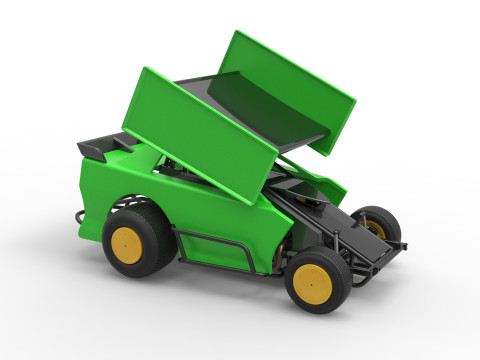 New Zealand Modified Stock car Version 2 Scale 1 to 25 3D 打印模型