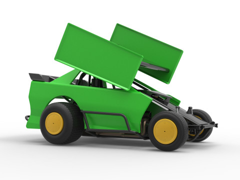 New Zealand Modified Stock car Version 2 Scale 1 to 25 3D 打印模型