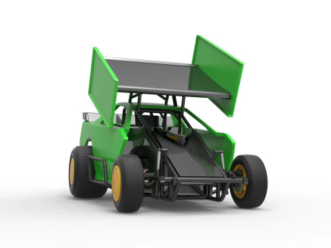 New Zealand Modified Stock car Version 2 Scale 1 to 25 3D Print Model