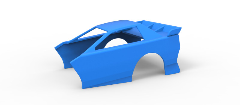 Shell of New Zealand Modified Stock car Version 2 Scale 1 to 25 3D प्रिंट मॉडल .c4d .max .obj .3ds .fbx .stl .blend