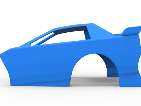 Shell of New Zealand Modified Stock car Version 2 Scale 1 to 25 3D प्रिंट मॉडल
