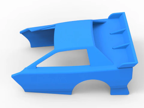 Shell of New Zealand Modified Stock car Version 2 Scale 1 to 25 3D Print Model