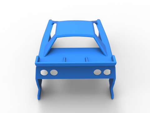 Shell of New Zealand Modified Stock car Version 2 Scale 1 to 25 3D प्रिंट मॉडल