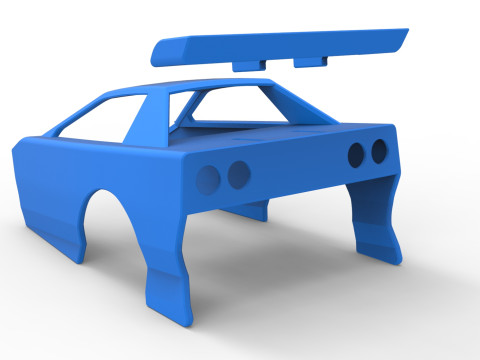 Shell of New Zealand Modified Stock car Version 2 Scale 1 to 25 3D प्रिंट मॉडल