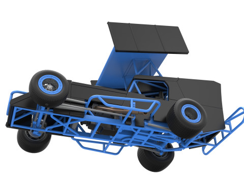 Southern Wing Modified Stock car Scale 1 to 25 3Dプリントモデル
