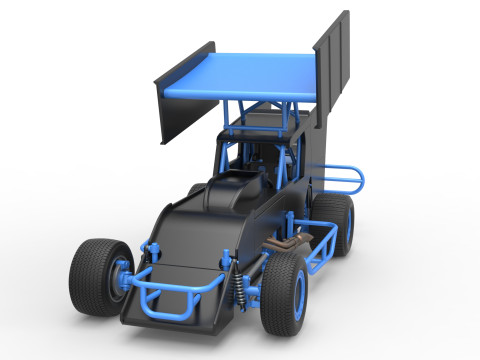 Southern Wing Modified Stock car Scale 1 to 25 3Dプリントモデル