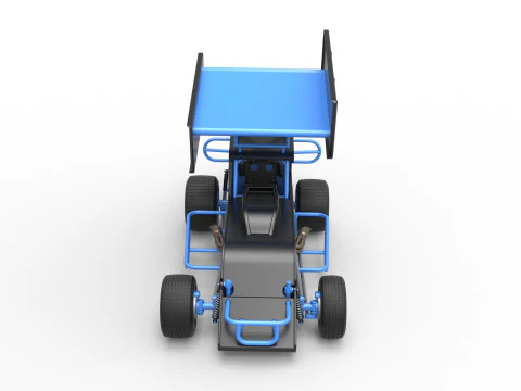 Southern Wing Modified Stock car Scale 1 to 25 3D Print Model