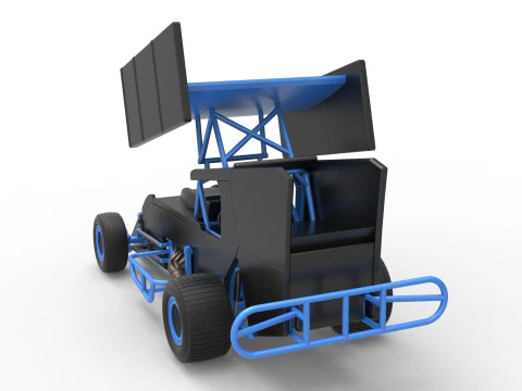 Southern Wing Modified Stock car Scale 1 to 25 3D Print Model