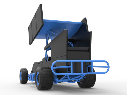 Southern Wing Modified Stock car Scale 1 to 25 3Dプリントモデル