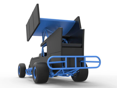 Southern Wing Modified Stock car Scale 1 to 25 3D Print Model