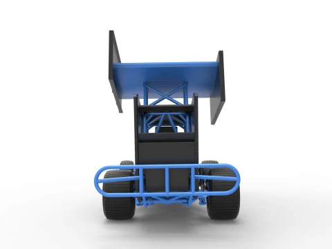 Southern Wing Modified Stock car Scale 1 to 25 3D Print Model