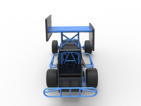 Southern Wing Modified Stock car Scale 1 to 25 3Dプリントモデル