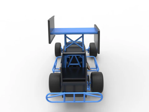 Southern Wing Modified Stock car Scale 1 to 25 3D Print Model