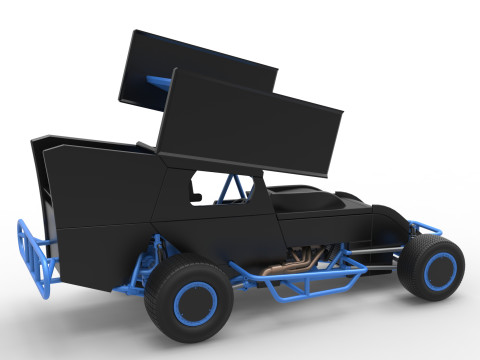 Southern Wing Modified Stock car Scale 1 to 25 3Dプリントモデル