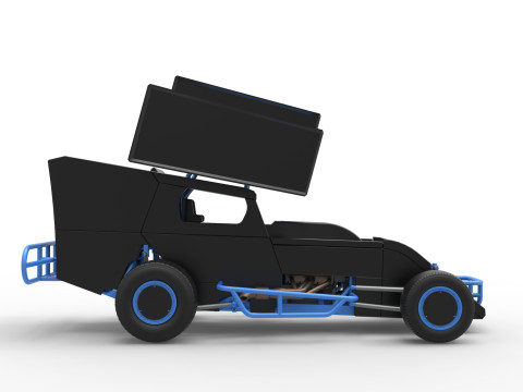 Southern Wing Modified Stock car Scale 1 to 25 3Dプリントモデル