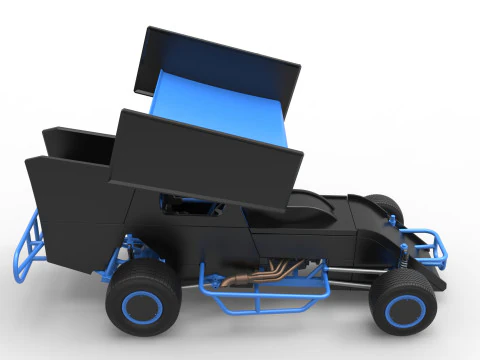 Southern Wing Modified Stock car Scale 1 to 25 3D Print Model
