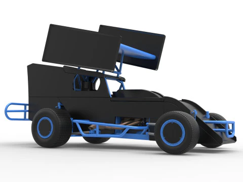 Southern Wing Modified Stock car Scale 1 to 25 3D Print Model