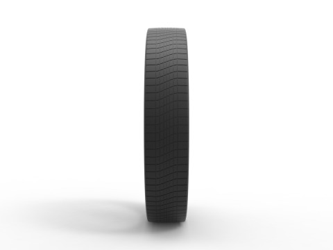 50 inch Wire wheel of Donk car Scale 1 to 25 3D Print Model