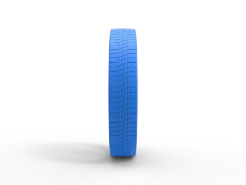 50 inch Wire wheel of Donk car Scale 1 to 25 3D Print Model