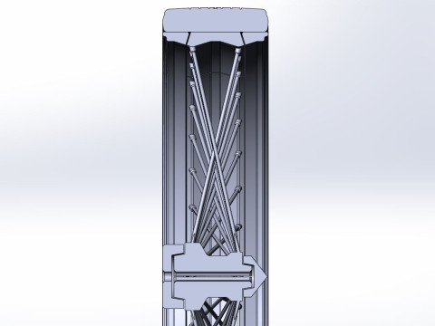50 inch Wire wheel of Donk car Scale 1 to 25 3D Print Model