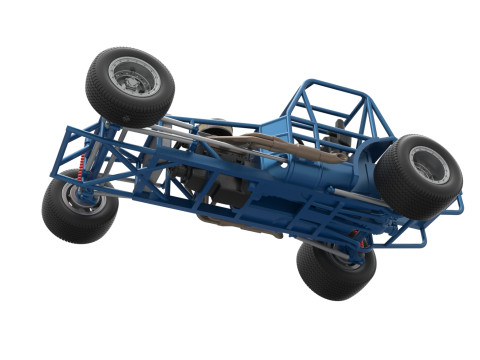 Vintage Dirt Modified stock car Base Scale 1 to 25 Model Cetak 3D