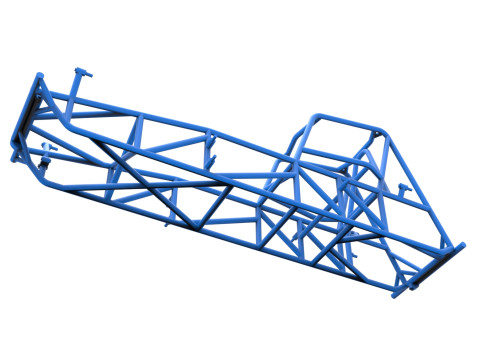 Frame of Vintage Dirt Modified stock car Scale 1 to 25 3D Baskı Modeli