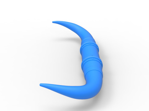 Bull horns for car ot truck Version 3 Scale 1 to 25 3Dプリントモデル