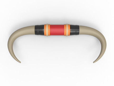 Bull horns for car ot truck Version 4 Scale 1 to 25 3D 프린트 모델