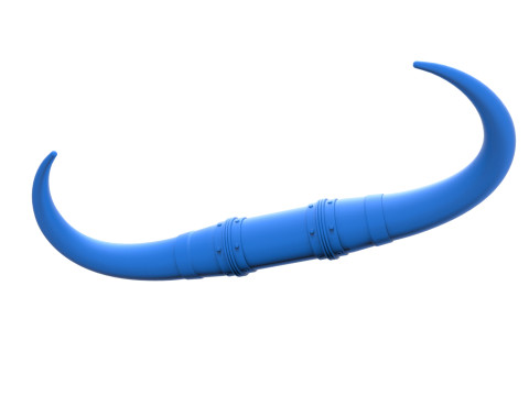 Bull horns for car ot truck Version 4 Scale 1 to 25 3D 프린트 모델