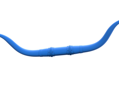 Bull horns for car ot truck Version 6 Scale 1 to 25 Model Cetak 3D