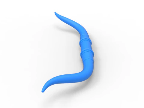 Bull horns for car ot truck Version 6 Scale 1 to 25 3D Print Model