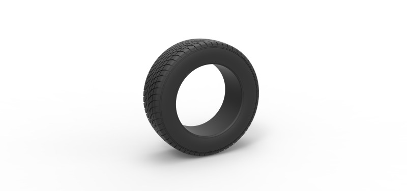 Race tire 7 Scale 1 to 25 Modello di stampa 3D .c4d .max .obj .3ds .fbx .stl .blend