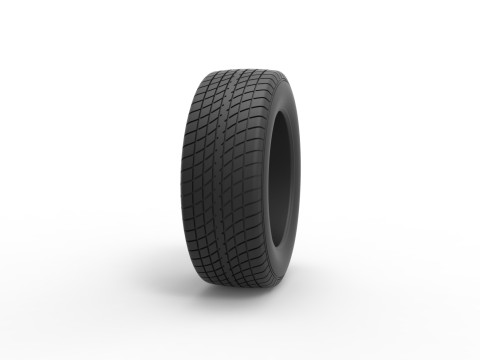 Race tire 7 Scale 1 to 25 Modello di stampa 3D