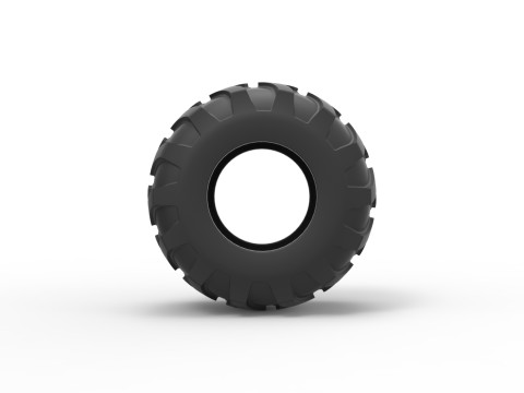 Tractor tire 36 Scale 1 to 25 Modelo de Impressão 3D